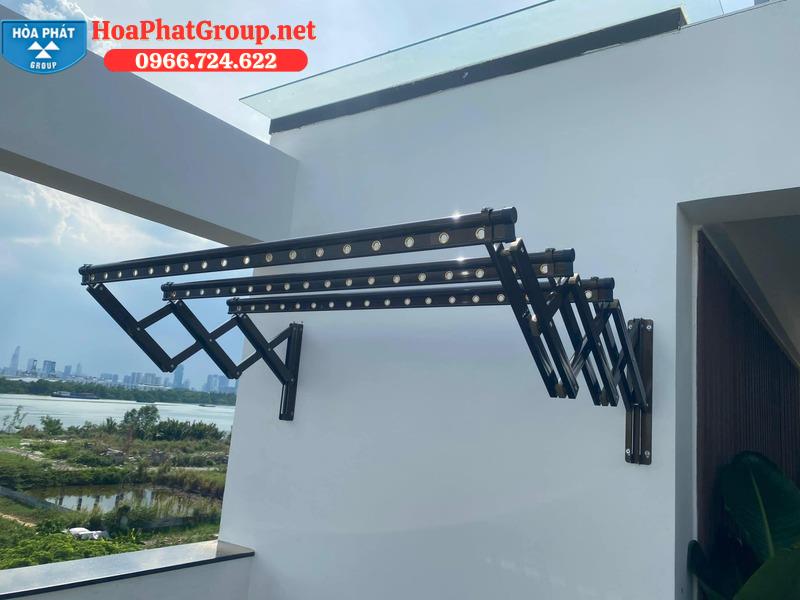 Giàn Phơi Thông Minh Gắn Tường Hòa Phát K02 Giàn Phơi Thông Minh Gắn Tường Hòa Phát K02